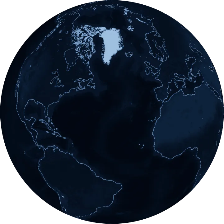 Die Erde, Blick auf den Atlantik